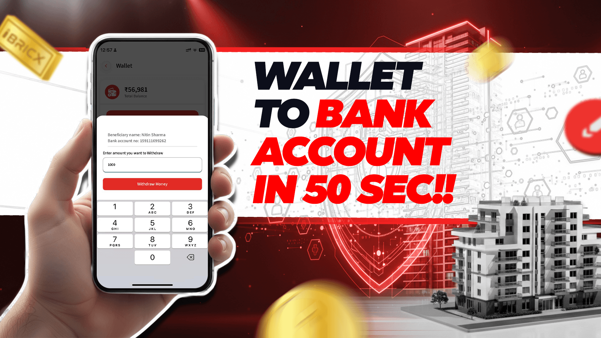 Wallet to Bank Transfer on IBRICX
